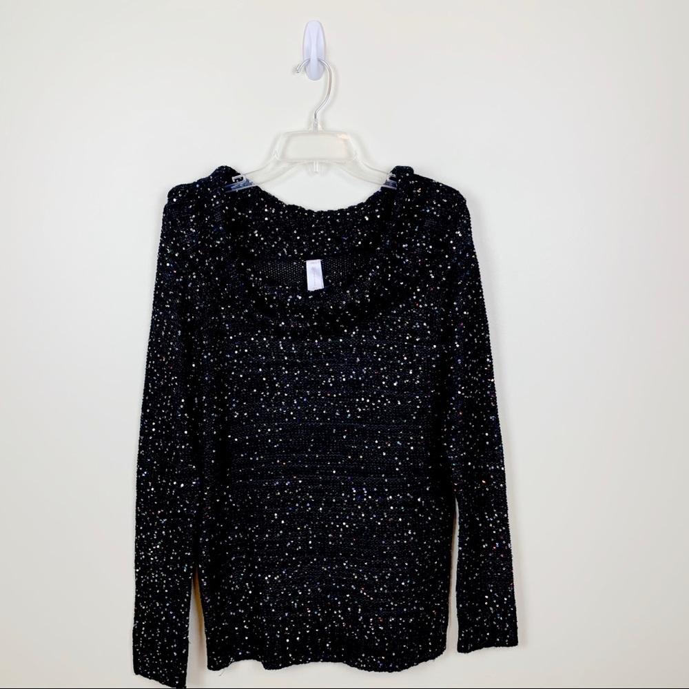 NWT NoBo Holographic Sequined Sweater - L